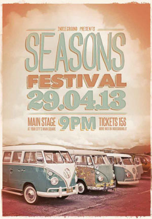 Seasons Festival Flyer