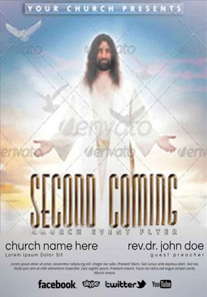 Second Coming Church Flyer