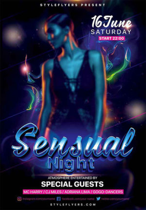 Sensual Night Flyer FB