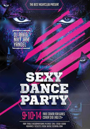 Sexy Dance Party Flyer