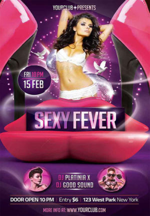 Sexy Fever Party Flyer