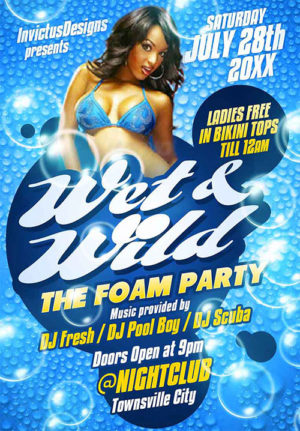 Sexy Foam Party Flyer