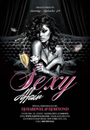 Sexy Girls Party Flyer 13013226