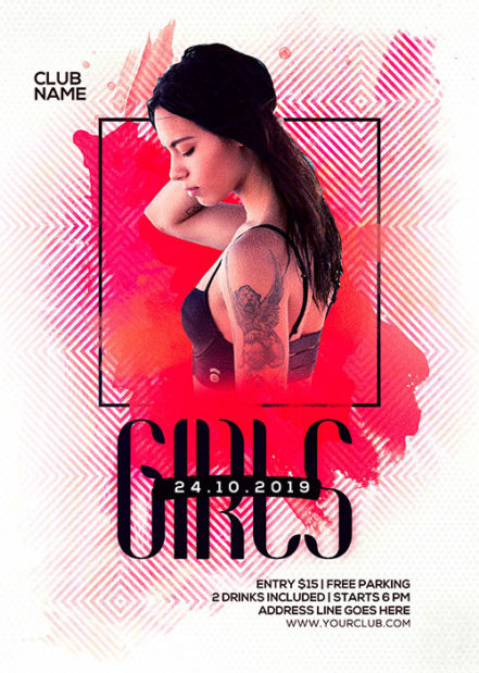 Sexy Girls Party Flyer