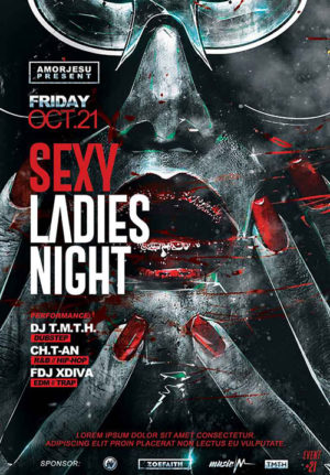 Sexy Ladies Night Flyer T1