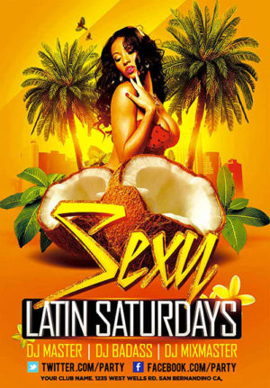 Sexy Latin Tuesdays Flyer