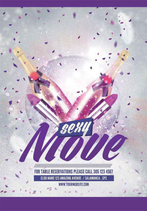 Sexy Move Flyer Poster