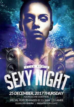 Sexy Night Party Flyer 1