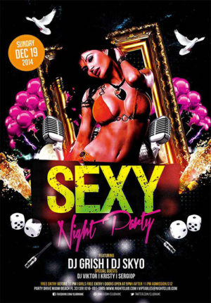 Sexy Night Party Flyer 2