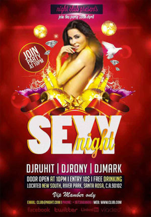 Sexy Night Party Flyer 4