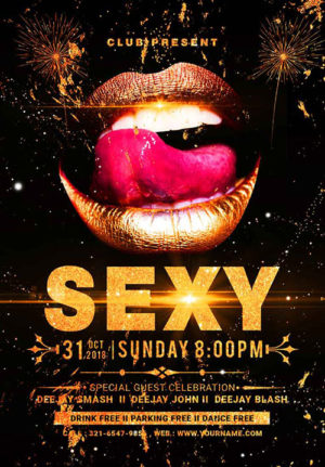 Sexy Night Poster Flyer 2