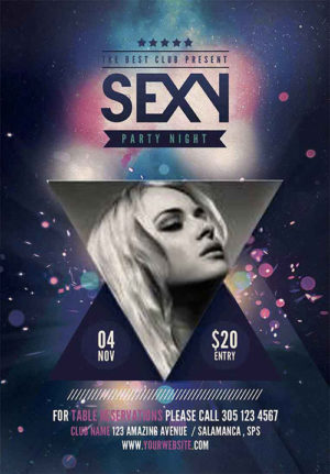 Sexy Party Flyer Poster