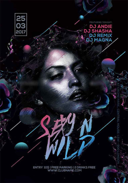 Sexy Wild Party Flyer
