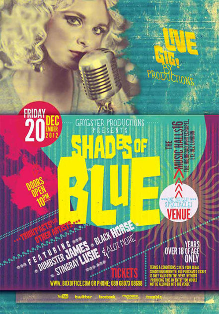 Shades of Blue Flyer