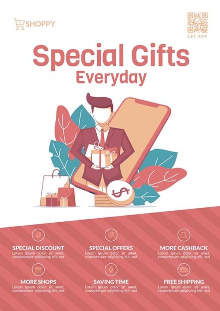 Shoppy Online Shop Creative Flyer V2