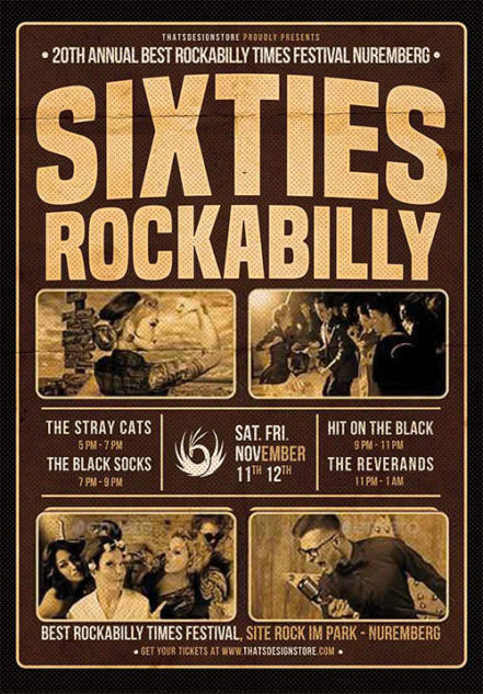 Sixties Rockabilly Flyer