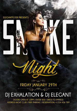 Smoke Night Flyer