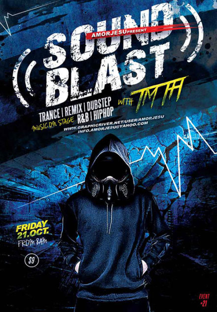 Sound Blast Flyer T1