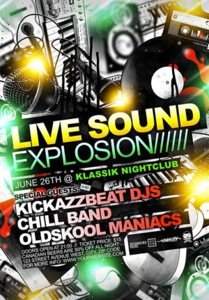 Sound Explosion Flyer