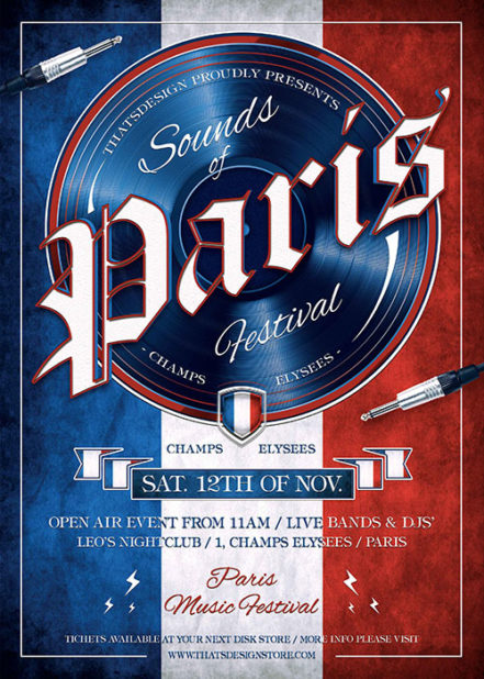 Sounds of Paris Flyer T