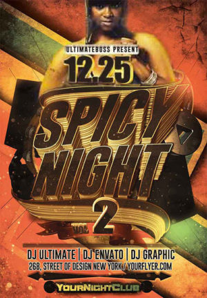 Spice Night Flyer