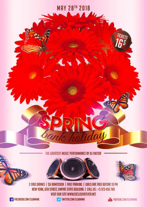 Spring Bank Holiday Flyer