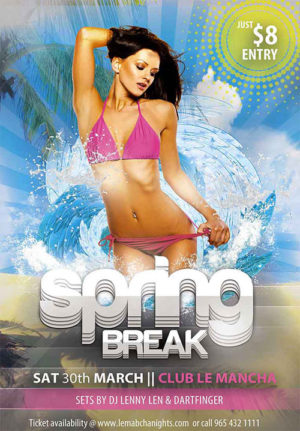 Spring Break Flyer 3