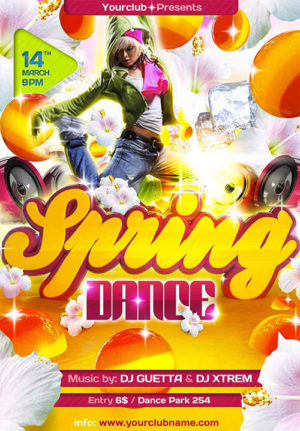 Spring Dance Flyer