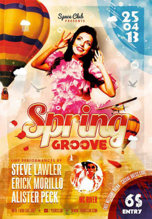 Spring Groove Flyer