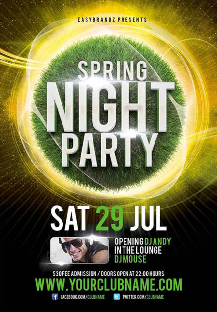 Spring Night Flyer 2