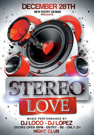 Stereo Love Flyer