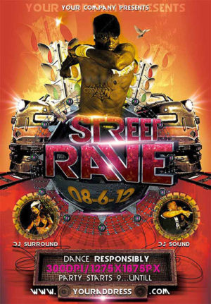 Street Rave Flyer