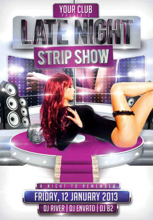 Strip Show Flyer