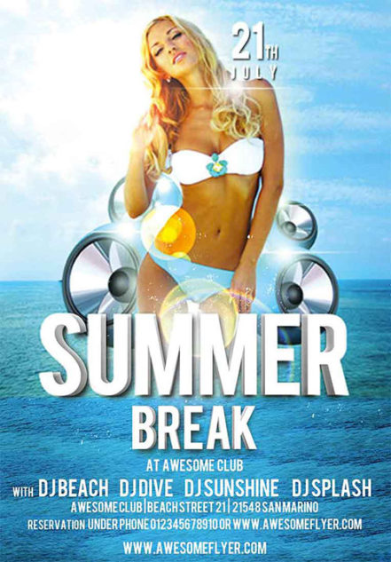 Summer Break Flyer 4