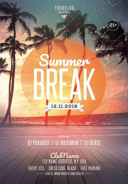 Summer Break Flyer 5