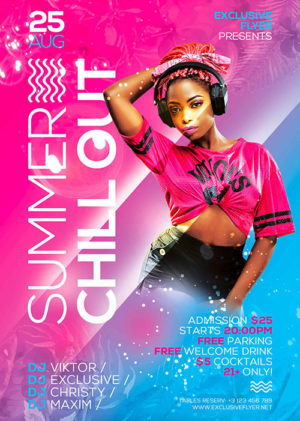 Summer Chill Out Flyer