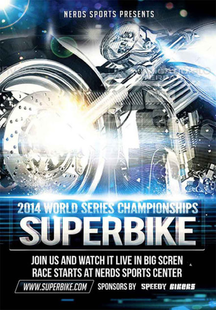 Superbike Series Flyer