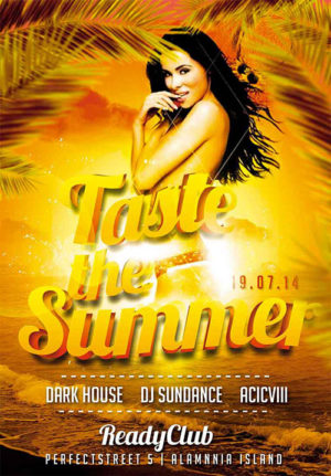 Taste the Summer Flyer