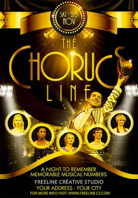 The Chorus Line Flyer