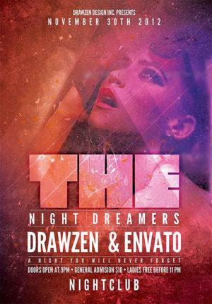 The Night Dreamers Flyer
