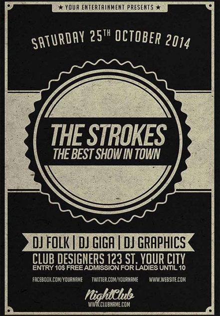 The Strokes Flyer