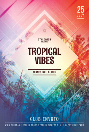 Tropical Vibes Flyer