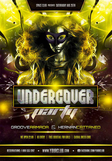 Undercover Party Flyer