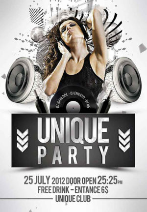 Unique Party Flyer