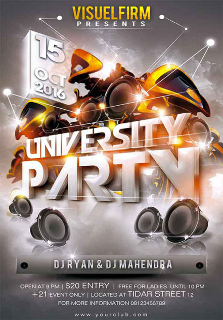 University Party Flyer