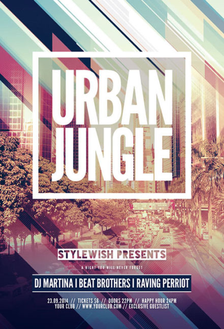 Urban Jungle Flyer A2