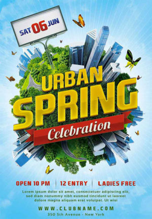 Urban Spring Flyer