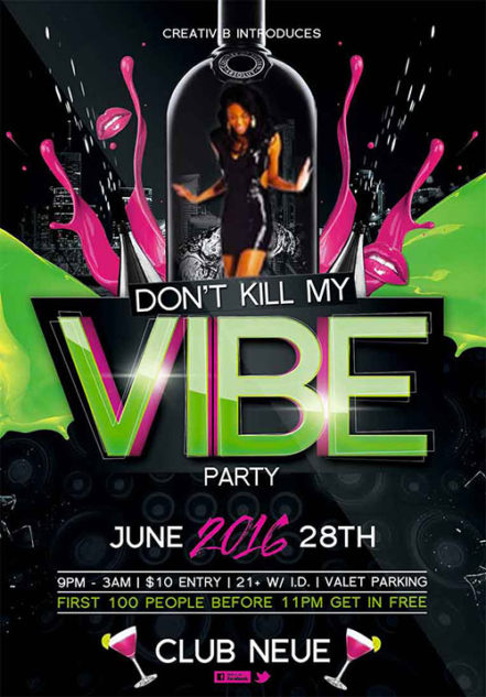 Vibe Party Flyer