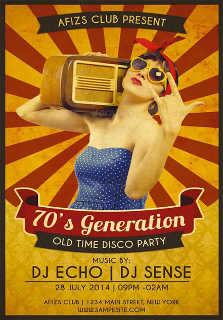 Vintage Party Flyer 2