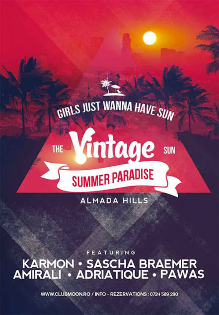 Vintage Summer Flyer 1